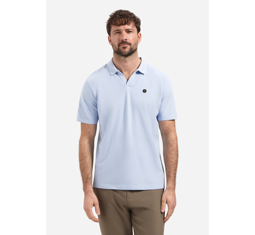 Polo Short Sleeve V-Collar Basic Blue (31380202SN - 030)