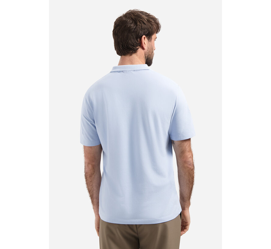 Polo Short Sleeve V-Collar Basic Blue (31380202SN - 030)