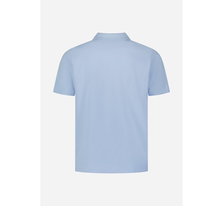 Polo Short Sleeve V-Collar Basic Blue (31380202SN - 030)