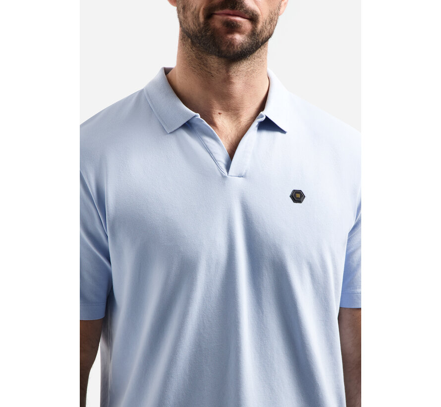 Polo Short Sleeve V-Collar Basic Blue (31380202SN - 030)