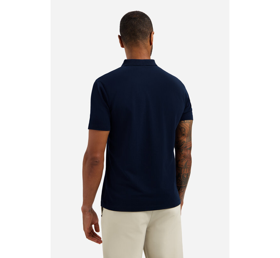 Polo Short Sleeve V-Collar Basic Night Navy (31380202SN - 078)