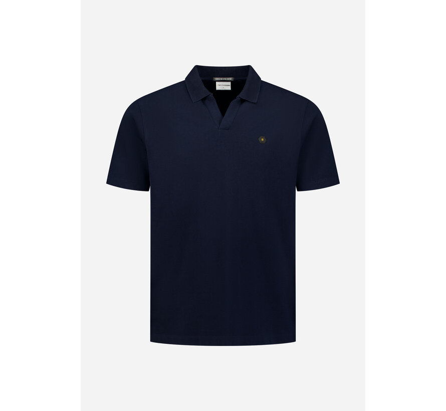 Polo Short Sleeve V-Collar Basic Night Navy (31380202SN - 078)