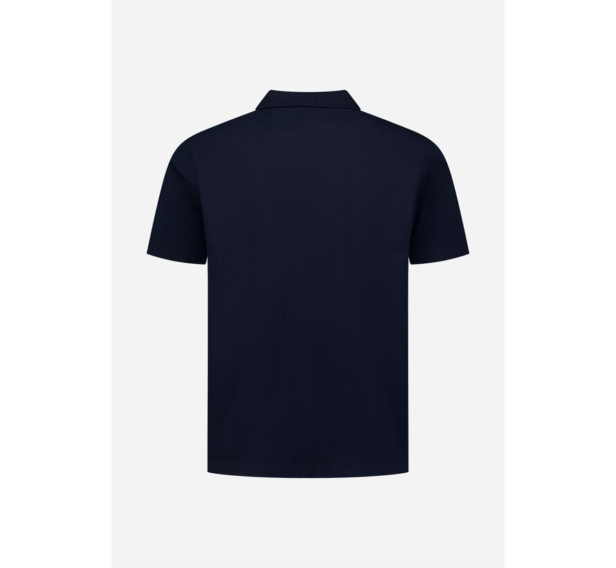 Polo Short Sleeve V-Collar Basic Night Navy (31380202SN - 078)