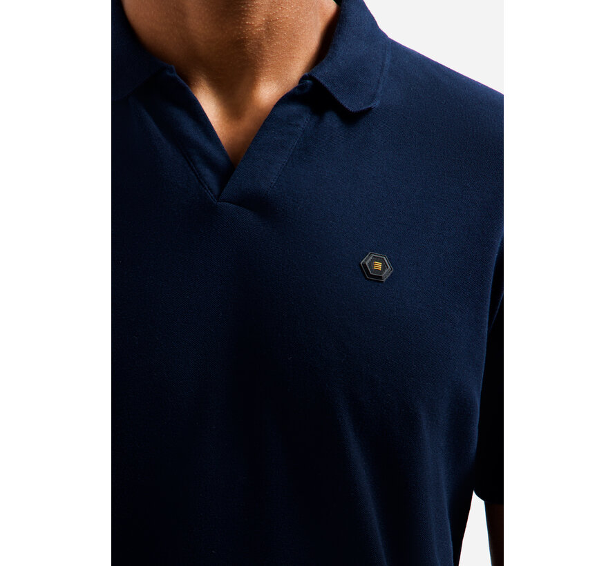 Polo Short Sleeve V-Collar Basic Night Navy (31380202SN - 078)