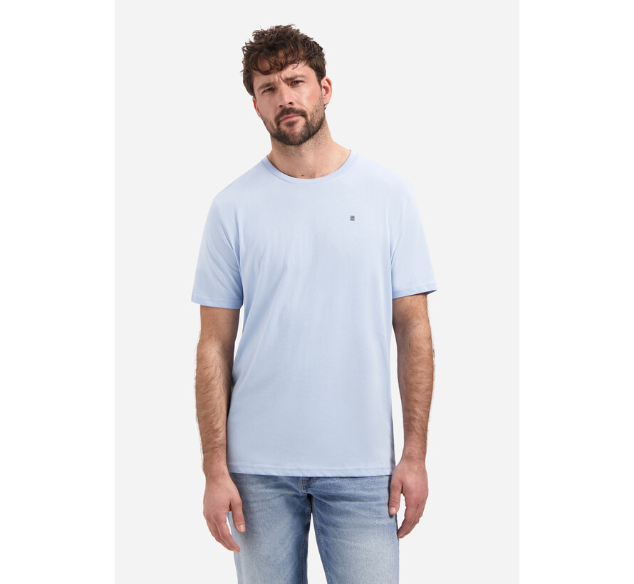 T-Shirt Crewneck Solid Basic Blue (31340201SN - 030)