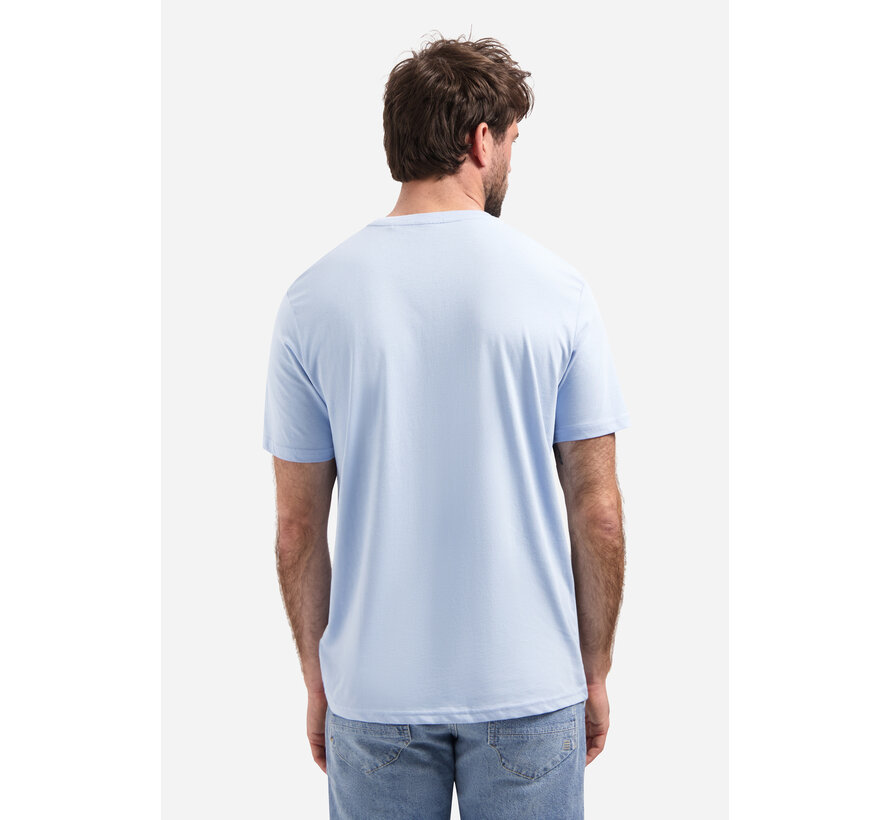 T-Shirt Crewneck Solid Basic Blue (31340201SN - 030)