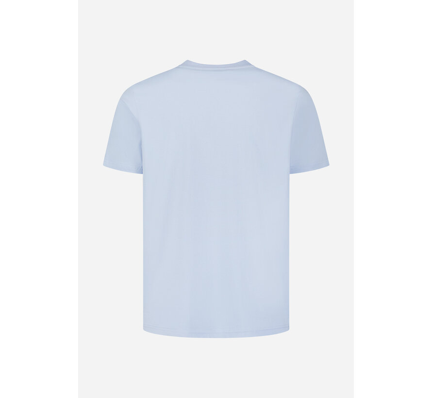 T-Shirt Crewneck Solid Basic Blue (31340201SN - 030)