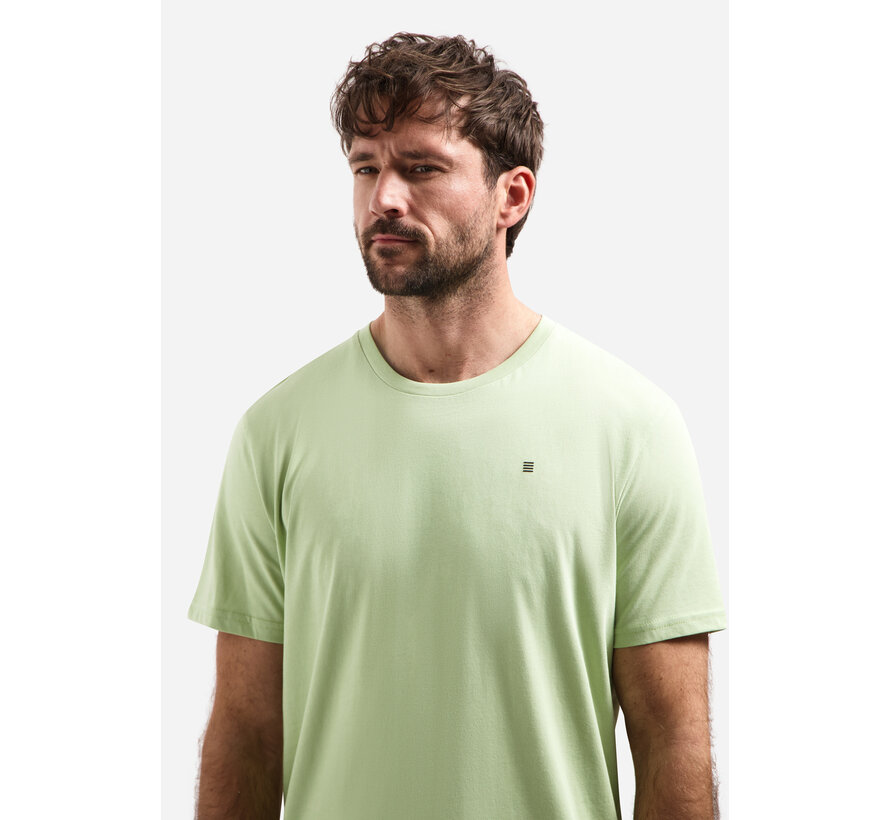 T-Shirt Crewneck Solid Basic Green (31340201SN - 050)