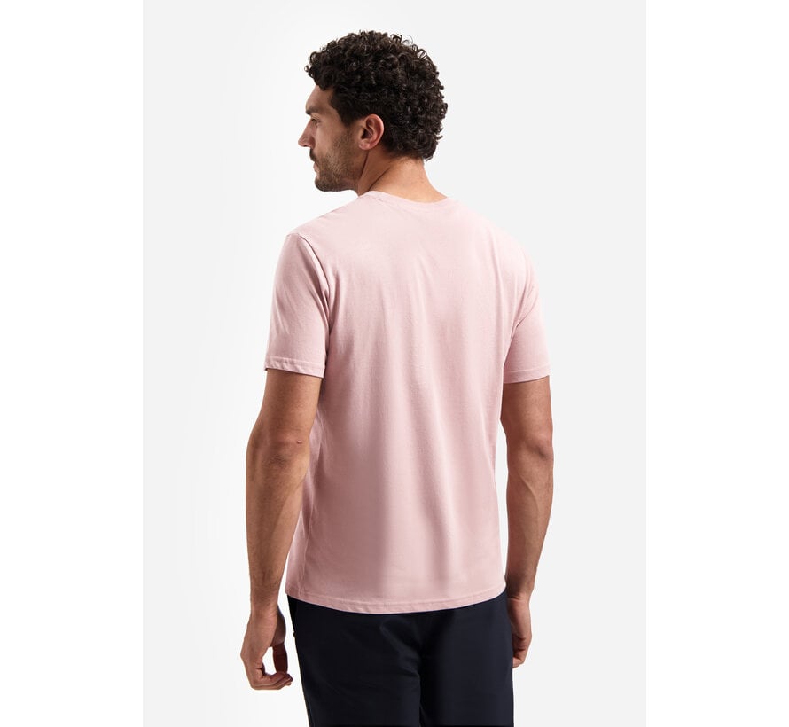 No Excess T-Shirt Crewneck Solid Basic Light Mauve (31340201SN - 146)