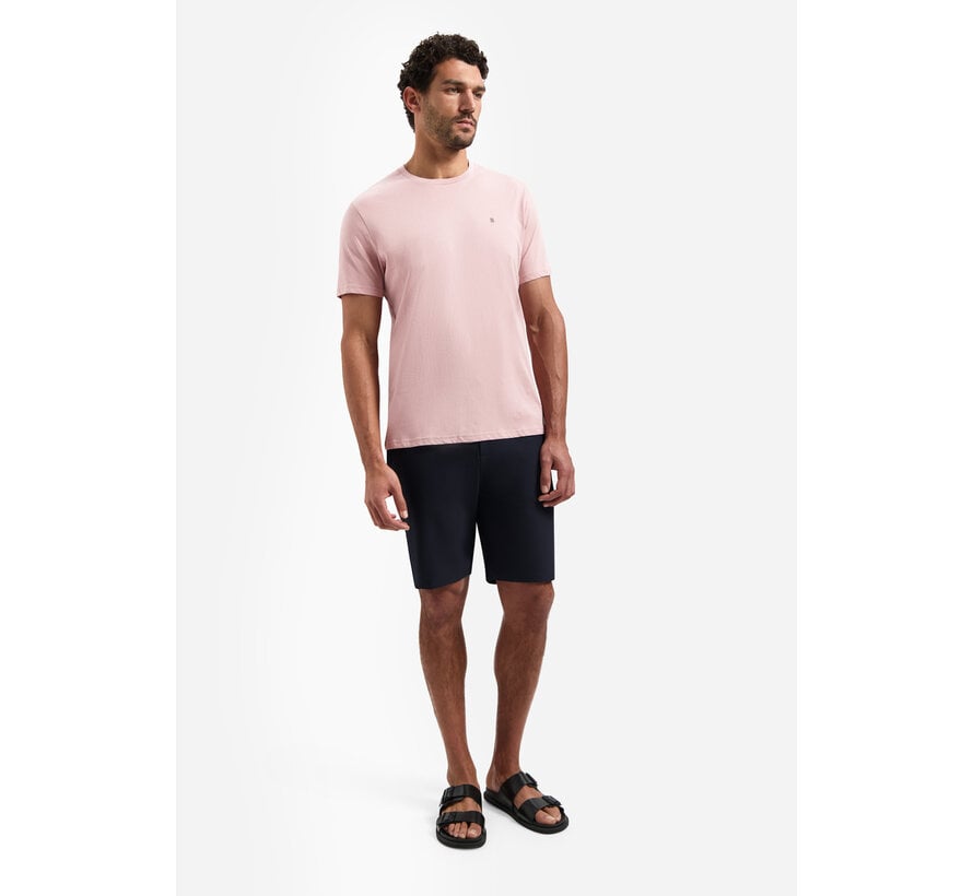 No Excess T-Shirt Crewneck Solid Basic Light Mauve (31340201SN - 146)