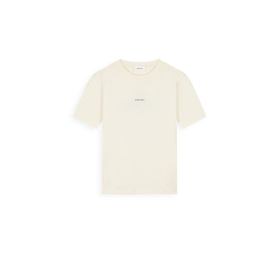 Pure Path T-shirt Family Crest Ecru (26010104 - 54)
