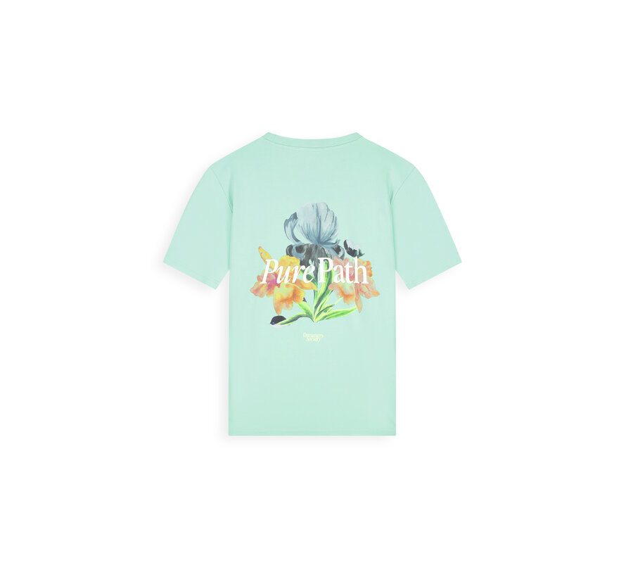 Pure Path T-Shirt Trio Of Flowers Mint (26010116 - 14)