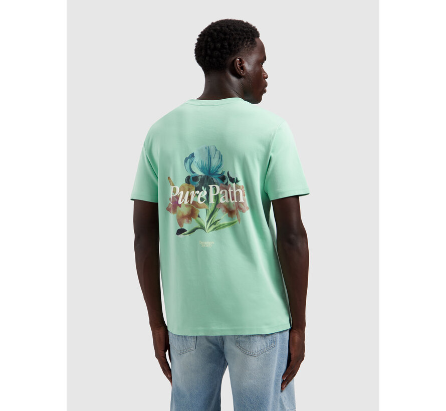 Pure Path T-Shirt Trio Of Flowers Mint (26010116 - 14)