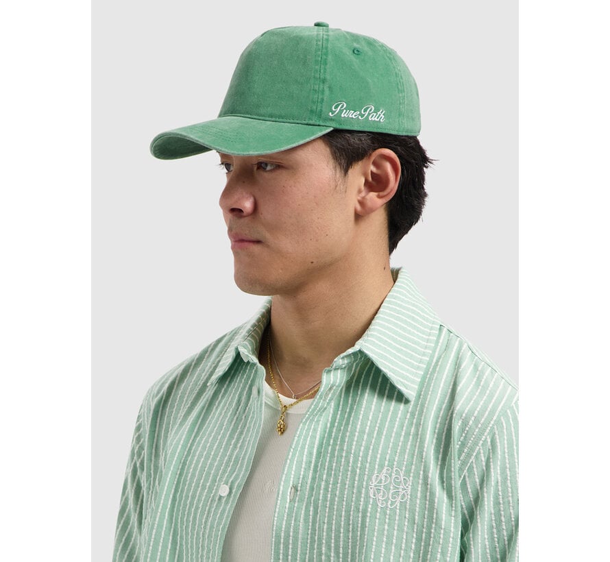 Pure Path Washed Cap Faded Emerald (26010702 - 52)