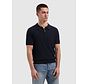 Pure Path Knitted Half-Zip Polo Faded Navy (26010810 - 57)