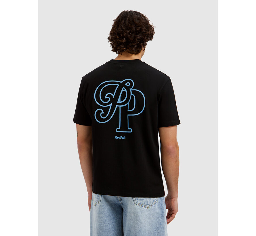Pure Path T-shirt Initials Black (26010118 - 02)
