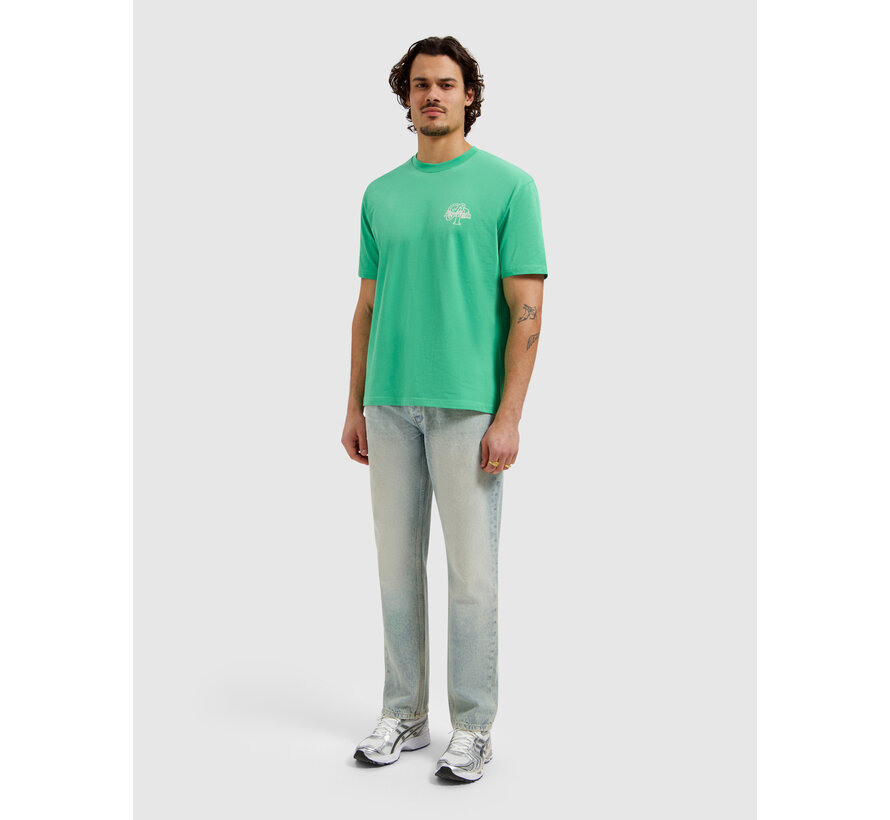 Pure Path T-shirt Initials Emerald (26010118 - 52)