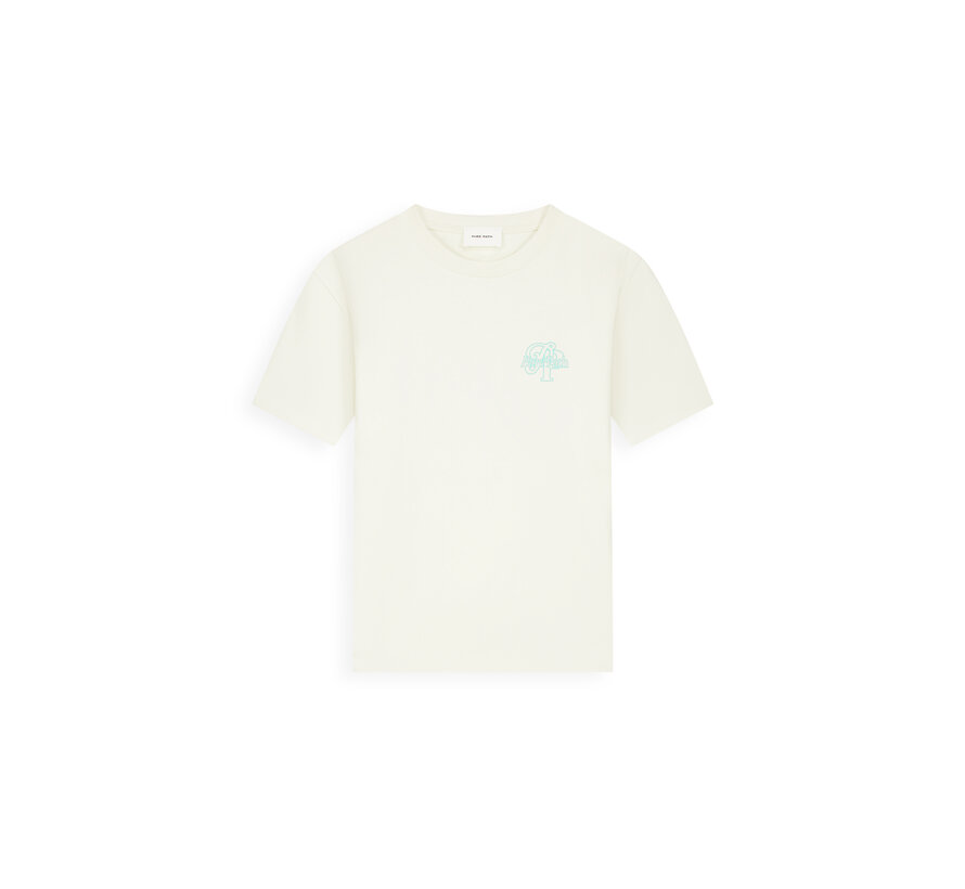 Pure Path T-shirt Initials Ecru (26010118 - 54)