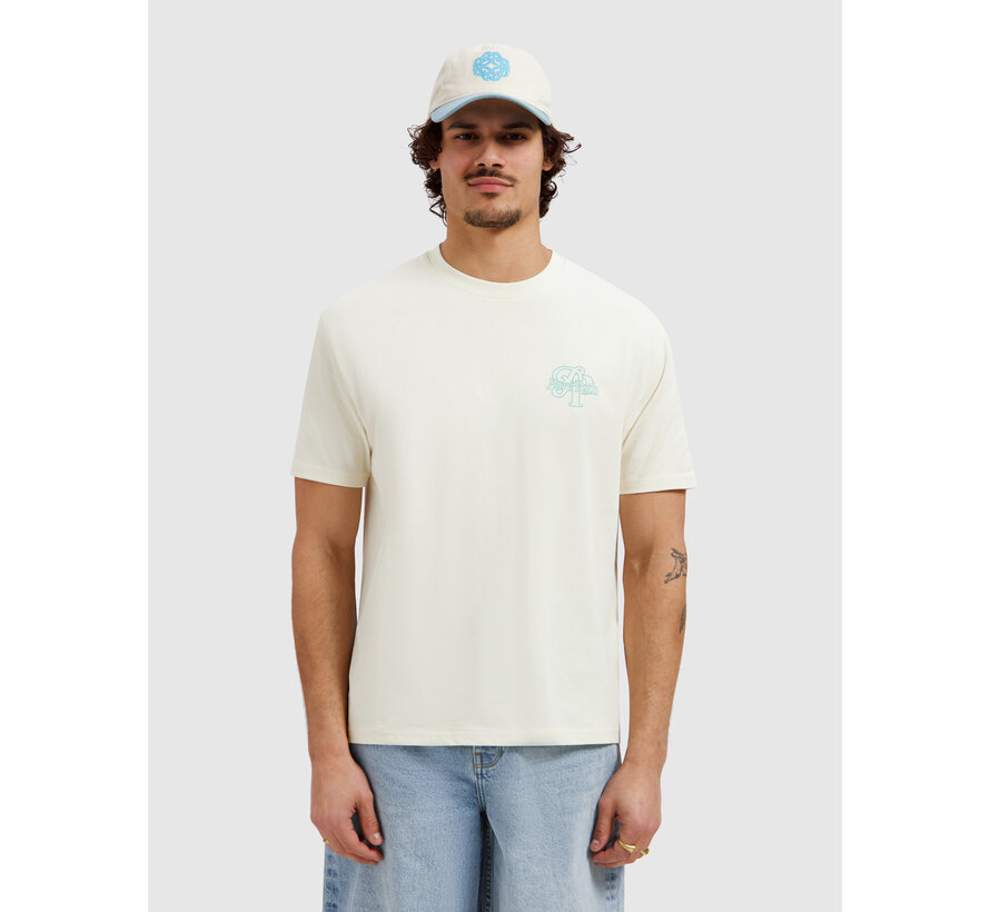 Pure Path T-shirt Initials Ecru (26010118 - 54)