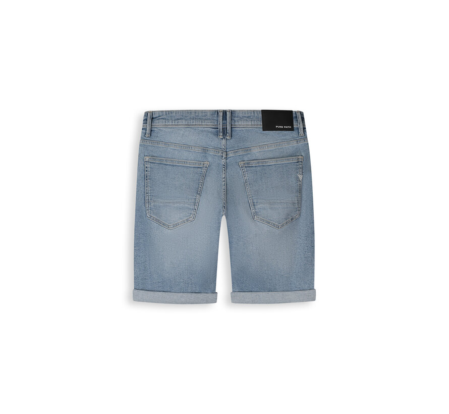 Pure Path Jeans Short The Steve Skinny Fit Light Blue (W1616)