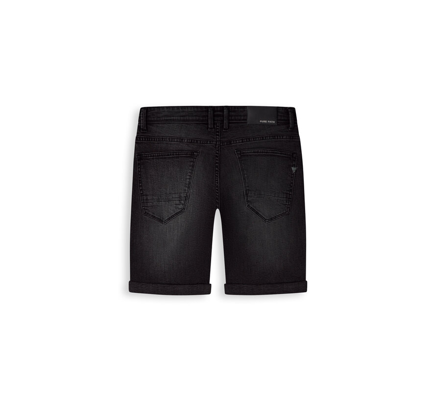 Pure Path Jeans Short The Steve Skinny Fit Dark Grey (W1601)