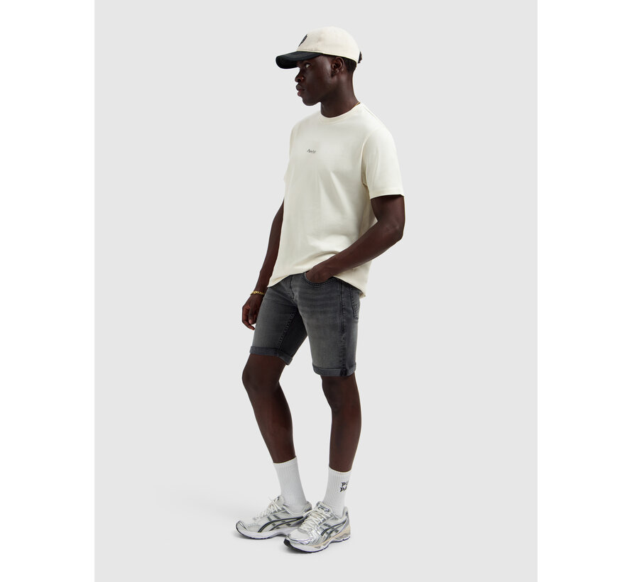 Pure Path Jeans Short The Steve Skinny Fit Dark Grey (W1601)