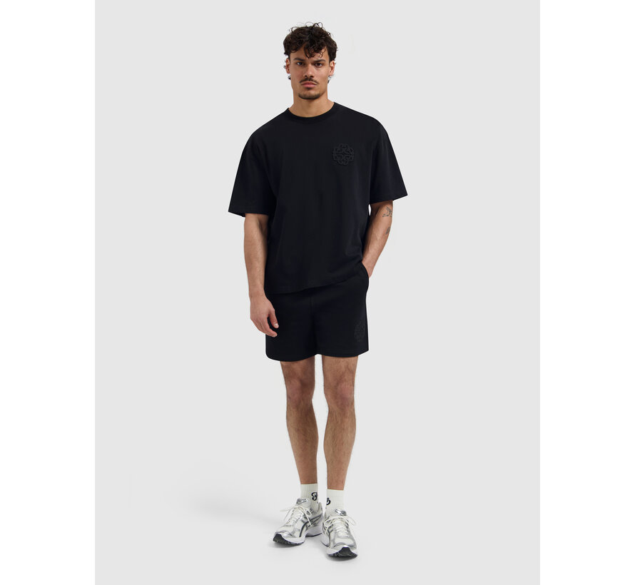 Pure Path Emblem Sweat Short Badge Black (26010520 - 02)