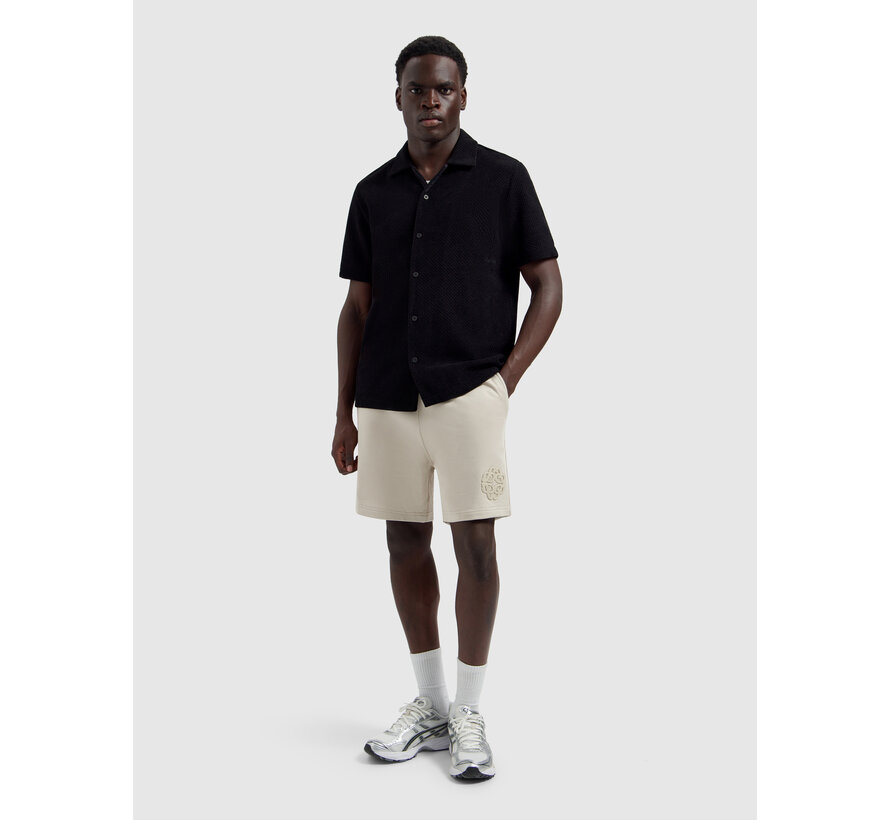 Pure Path Emblem Sweat Short Badge Sand (26010520 - 46)