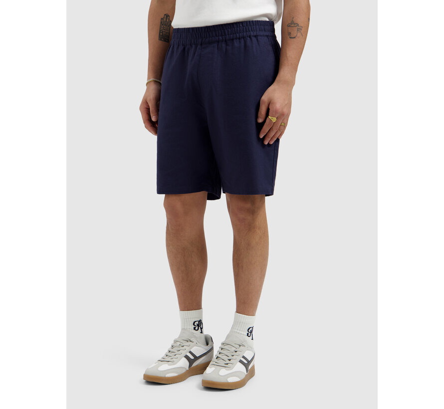 Pure Path Linen Short Dark Navy (26010507 - 57)