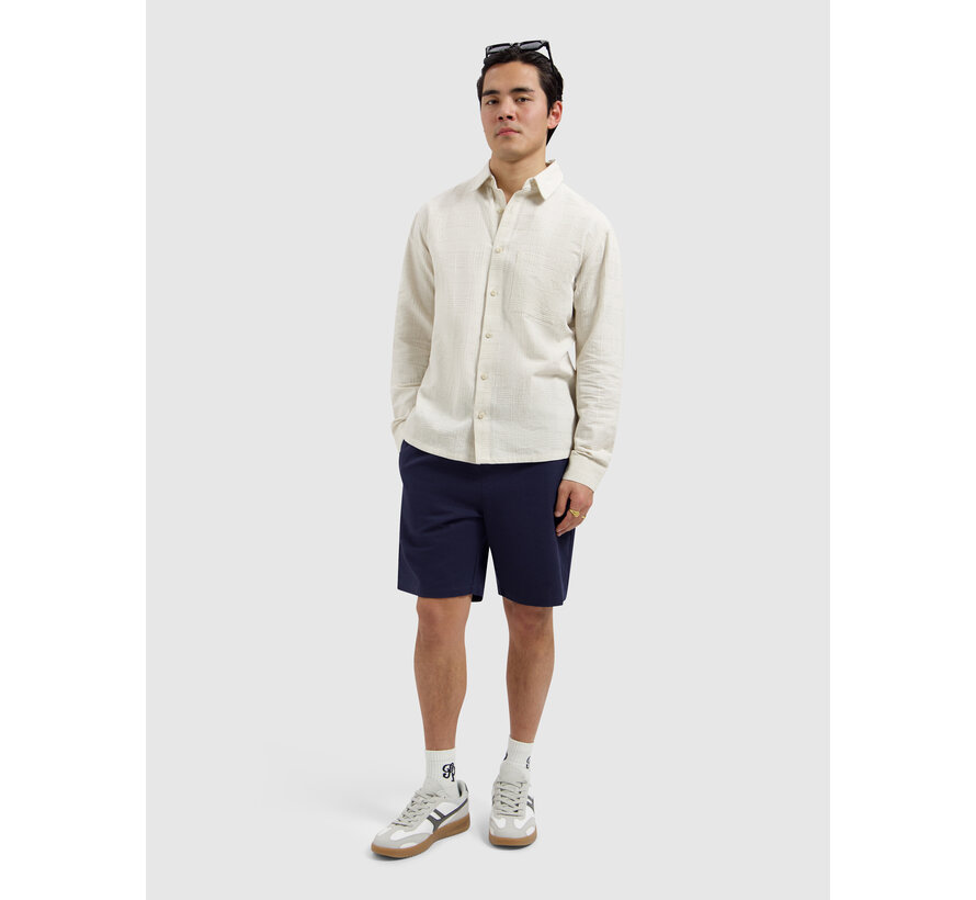 Pure Path Linen Short Dark Navy (26010507 - 57)