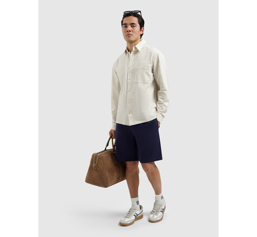Pure Path Linen Short Dark Navy (26010507 - 57)