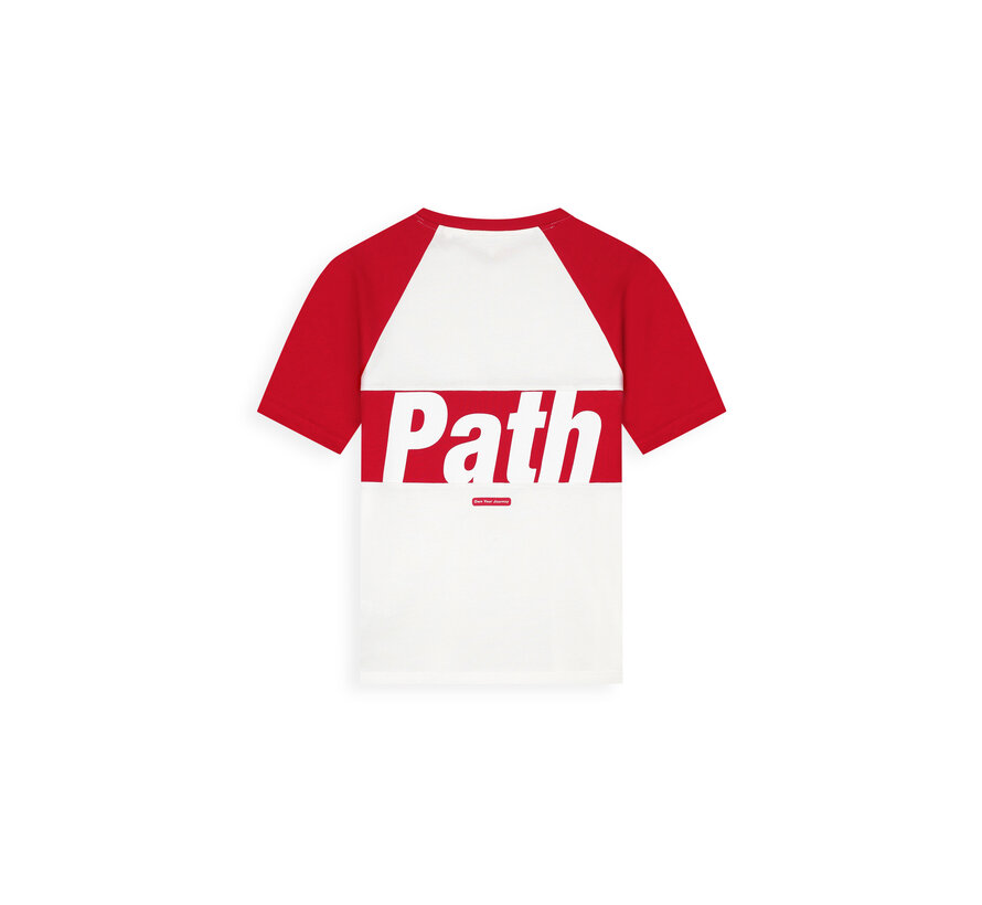 Pure Path T-shirt Two-tone Society Red (26010131 - 28)