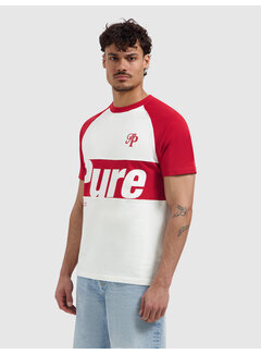 Pure Path Pure Path T-shirt Two-tone Society Red (26010131 - 28)