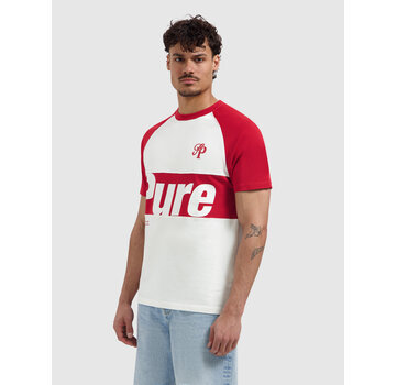 Pure Path Pure Path T-shirt Two-tone Society Red (26010131 - 28)