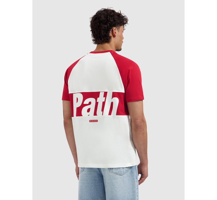 Pure Path T-shirt Two-tone Society Red (26010131 - 28)