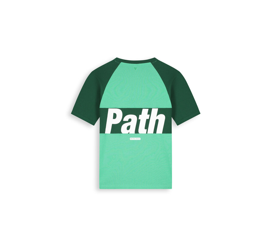 Pure Path T-shirt Two-tone Society Emerald (26010131 - 52)