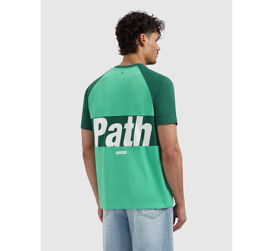 Pure Path T-shirt Two-tone Society Emerald (26010131 - 52)
