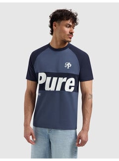 Pure Path Pure Path T-shirt Two-tone Society Dark Navy (26010131 - 57)