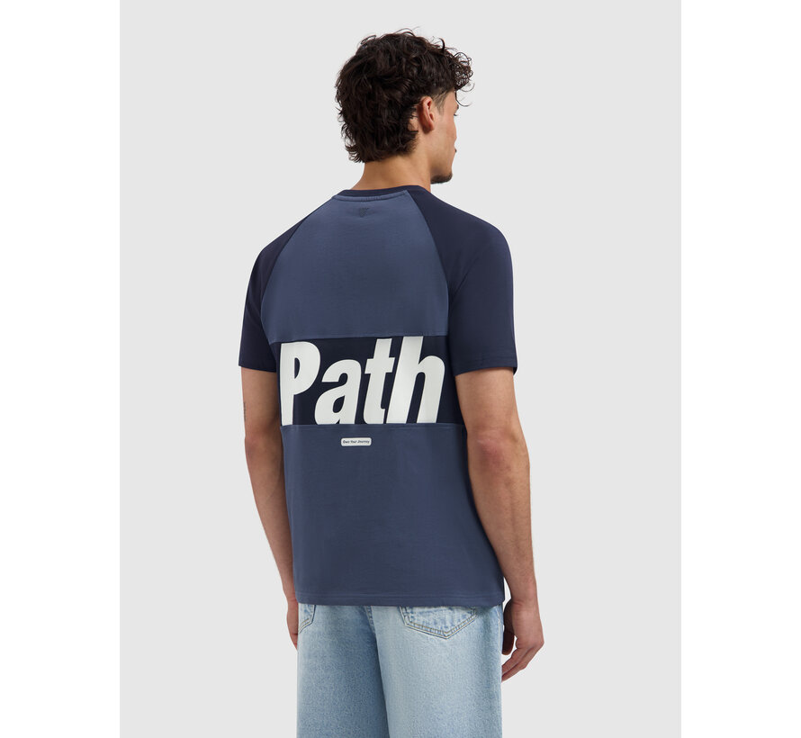 Pure Path T-shirt Two-tone Society Dark Navy (26010131 - 57)