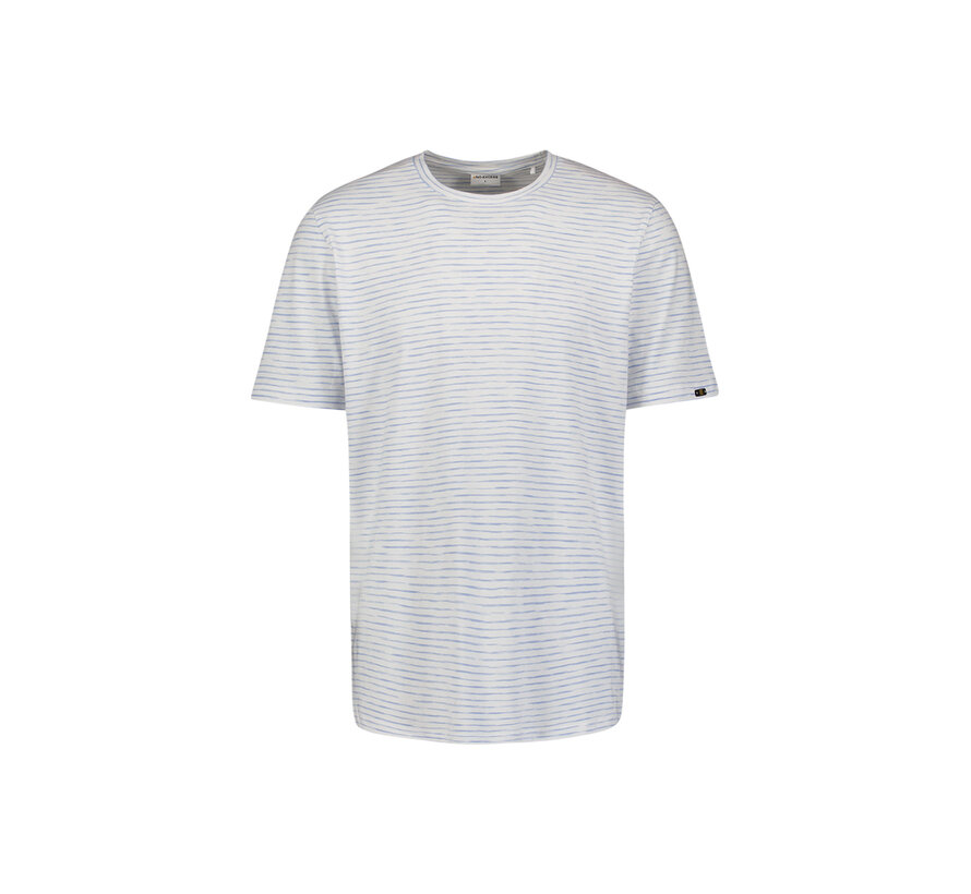 No Excess T-Shirt Crewneck Striped Blue (31340215SN - 030)
