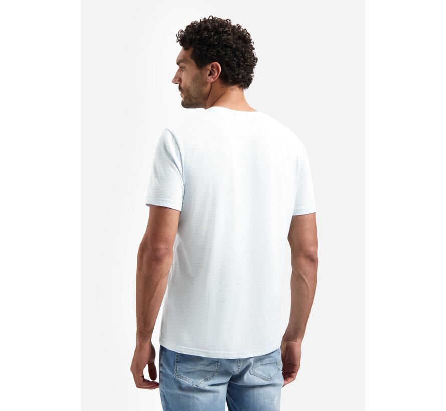 No Excess T-Shirt Crewneck Striped Sky (31340215SN - 134)
