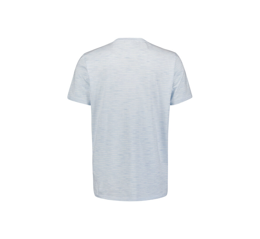 No Excess T-Shirt Crewneck Striped Sky (31340215SN - 134)