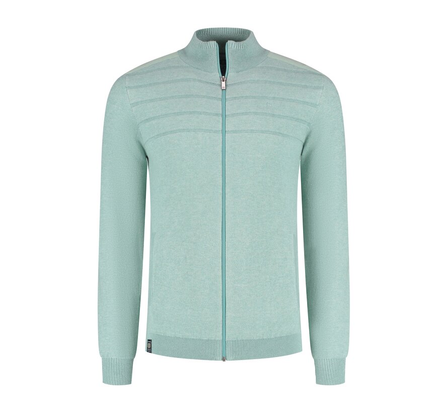 Fellows United Vest Cardigan Plated Structure Mint Green (61.1102 - 175)