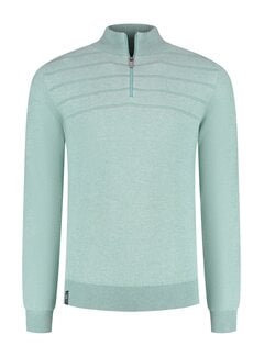 Fellows United Fellows United Pullover Half Zip Plated Structure Mint Green (61.1103 - 175)