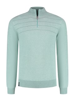 Fellows United Pullover Half Zip Plated Structure Mint Green (61.1103 - 175)