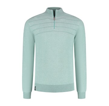 Fellows United Pullover Half Zip Plated Structure Mint Green (61.1103 - 175)