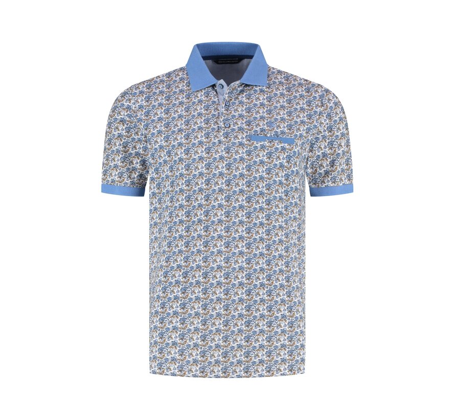Fellows United Polo Jaipur Flower Mid Blue (61.3615 - 116)