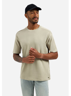 No Excess No Excess T-Shirt Crewneck Solid Heavy Interlock Taupe (31340261SN - 044)