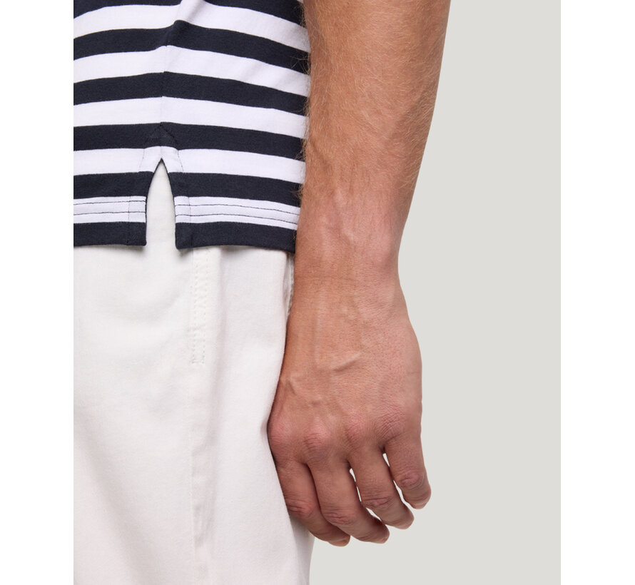 Pierre Cardin T-Shirt Streep Navy (21480.2134 - 6325)