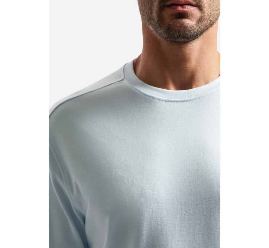 No Excess T-Shirt Crewneck Solid Heavy Interlock Sky (31340261SN - 134)